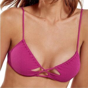 ViX NWT Swimwear Firenze Jane Bikini Top Pink Size: D Cup